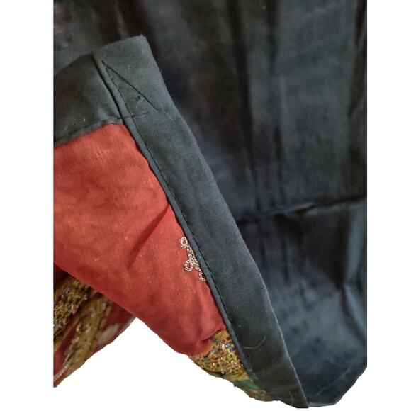 Handmade Tapestry Table Cover Quilt Sequins Embroidery Christmas Holiday Decor - Picture 15 of 15